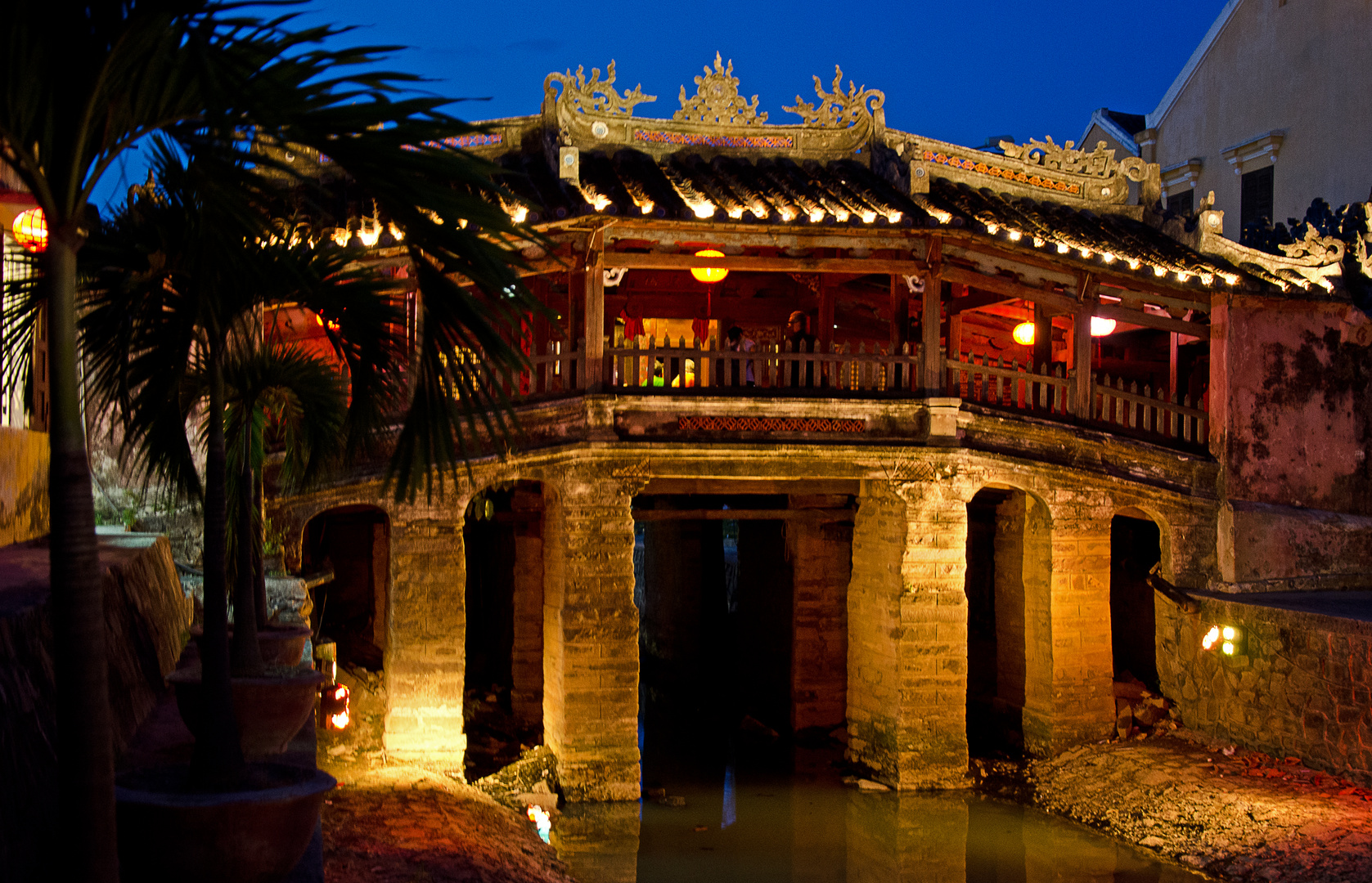 Janpanische Brücke in Hoi An