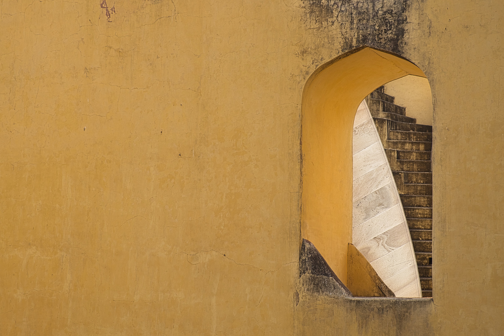 Jantar Mantar, die größte Sonnenuhr der Welt