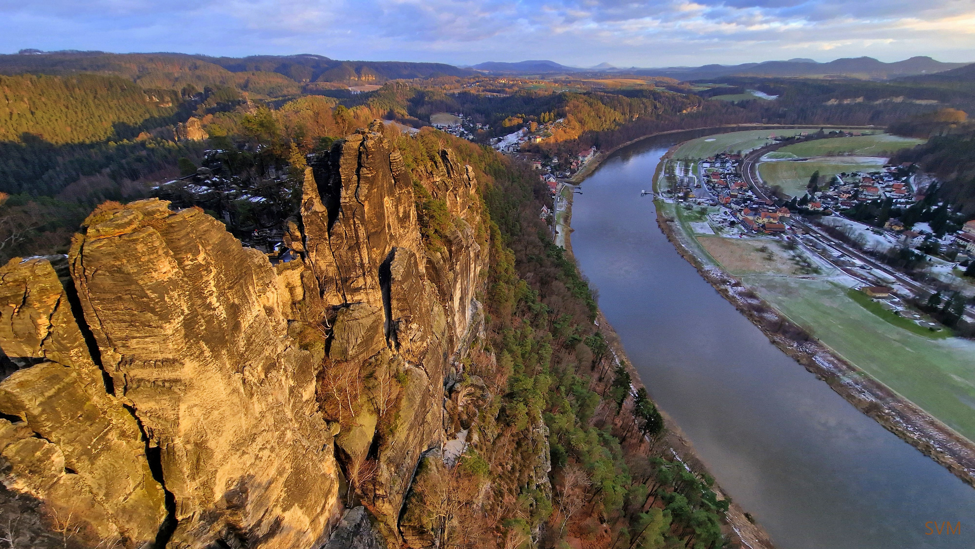 Januar 2024 im Elbsandsteingebirge