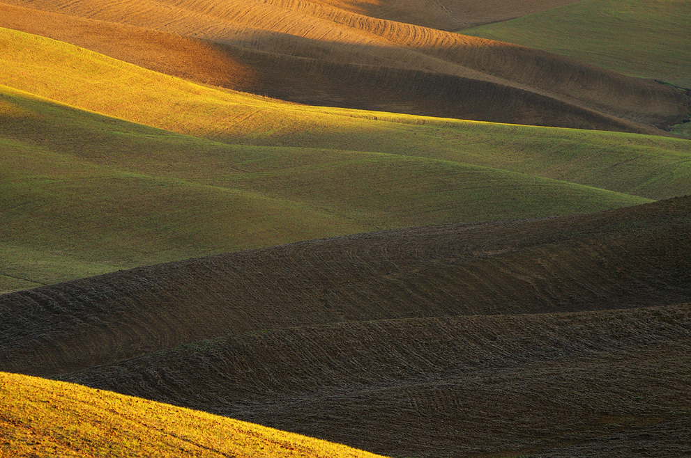 Januar-Farben in der Toscana