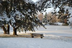 Januar - Still ruht der Warmbronner See