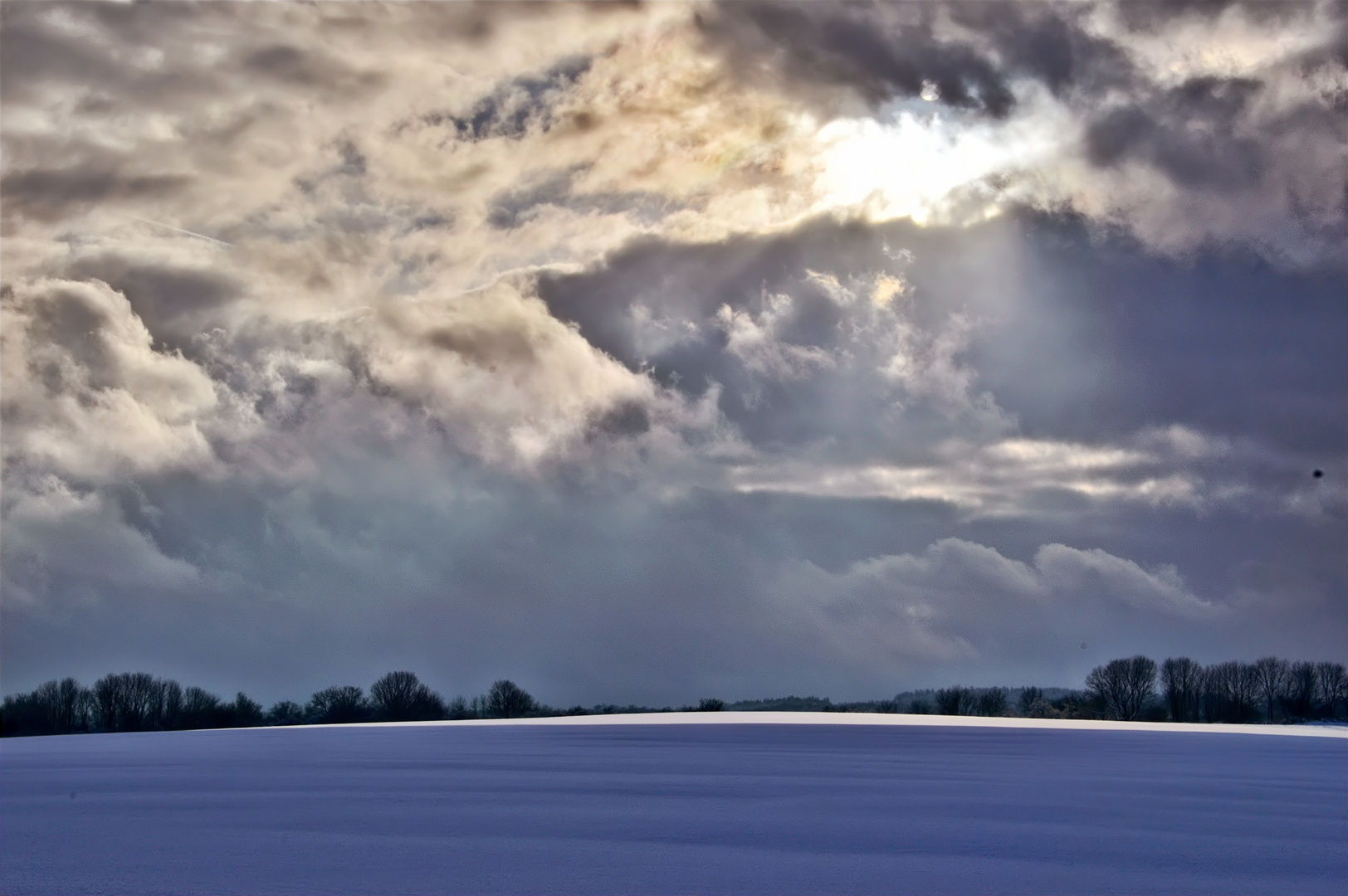 Januarhimmel über Kalteneber