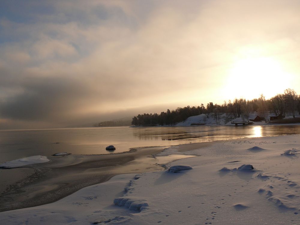 January by the sea