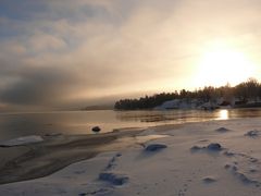 January by the sea