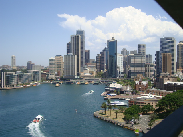 Janvier 2009 - Circular Quay vue de Harbour Bridge