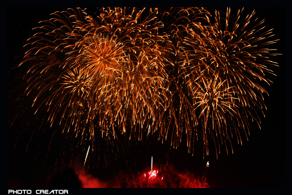 Japan Feuerwerk Düsseldorf 2