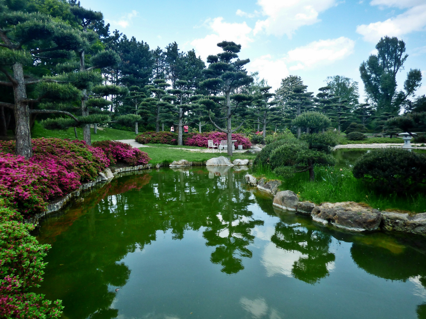 Japan. Garten im Düsseldorfer Nordpark