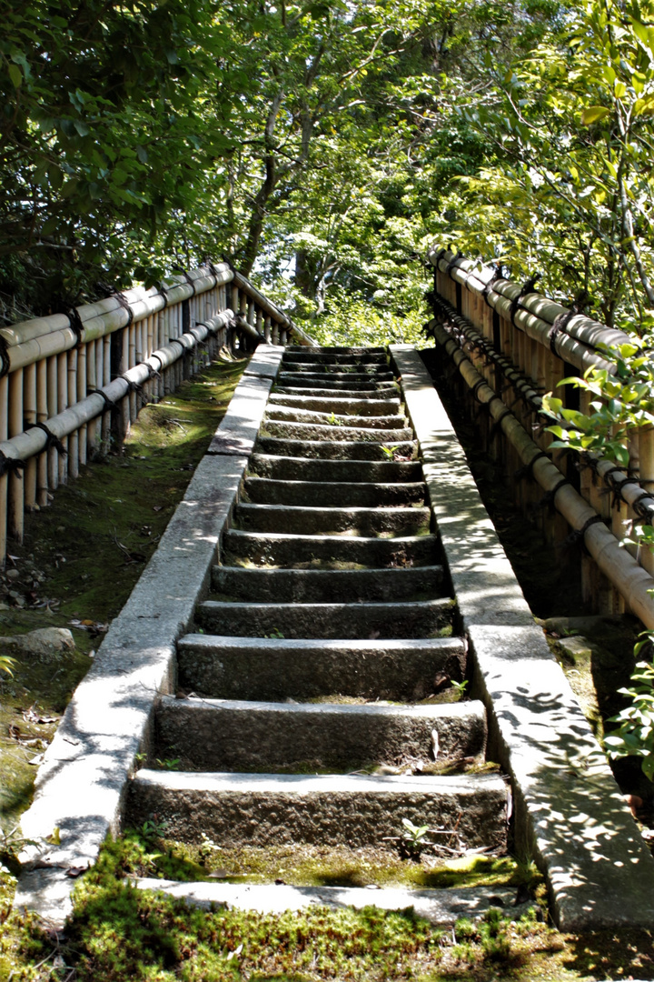 Japan Kinkaku-ji Stairs