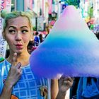 Japan Tokio Zuckerwatte