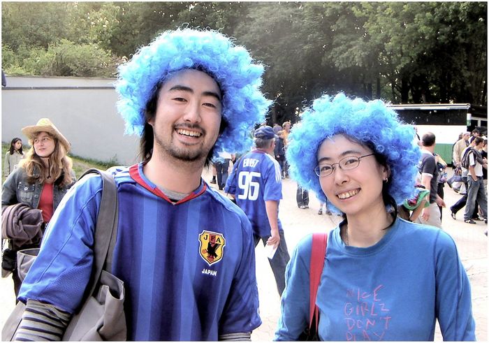 Japaner schön blau....