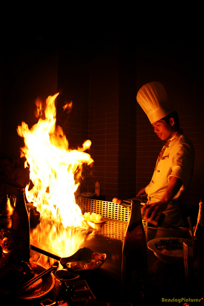 Japanese cooking in China :-)