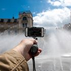 Japanese Tourists at "Brunnen am Stachus"