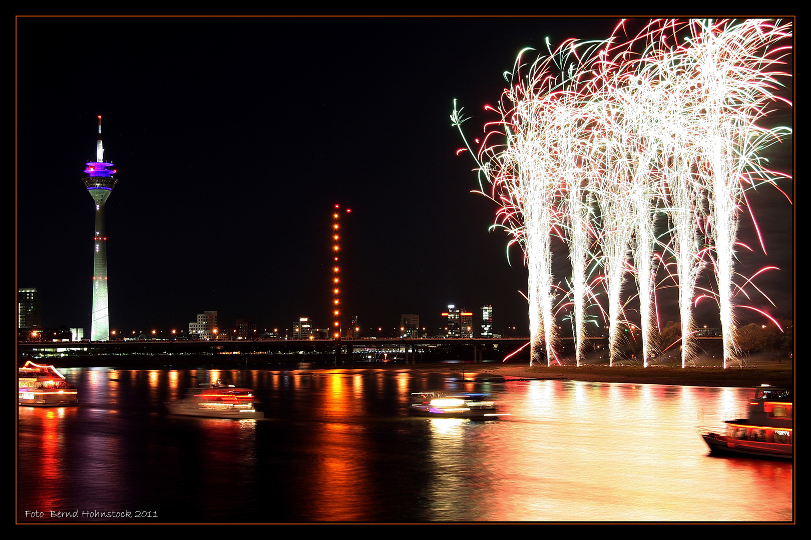 Japanfeuerwerk Düsseldorf ... 2011