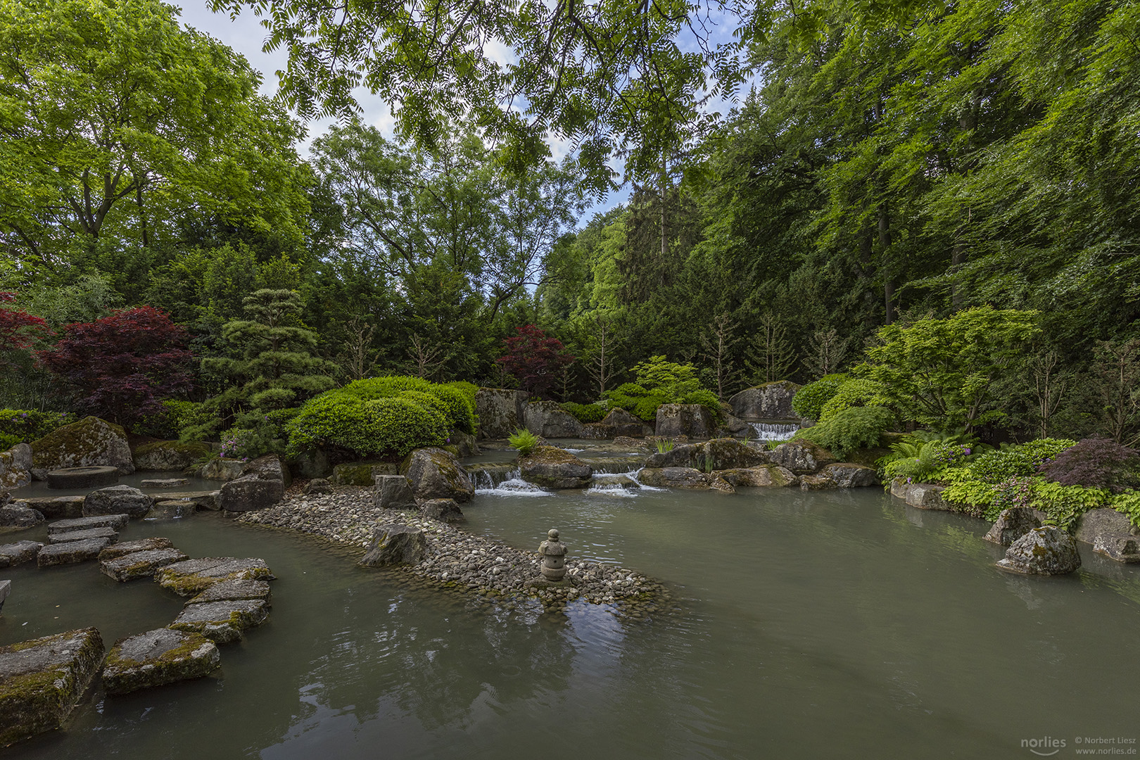 Japangarten im Sommer