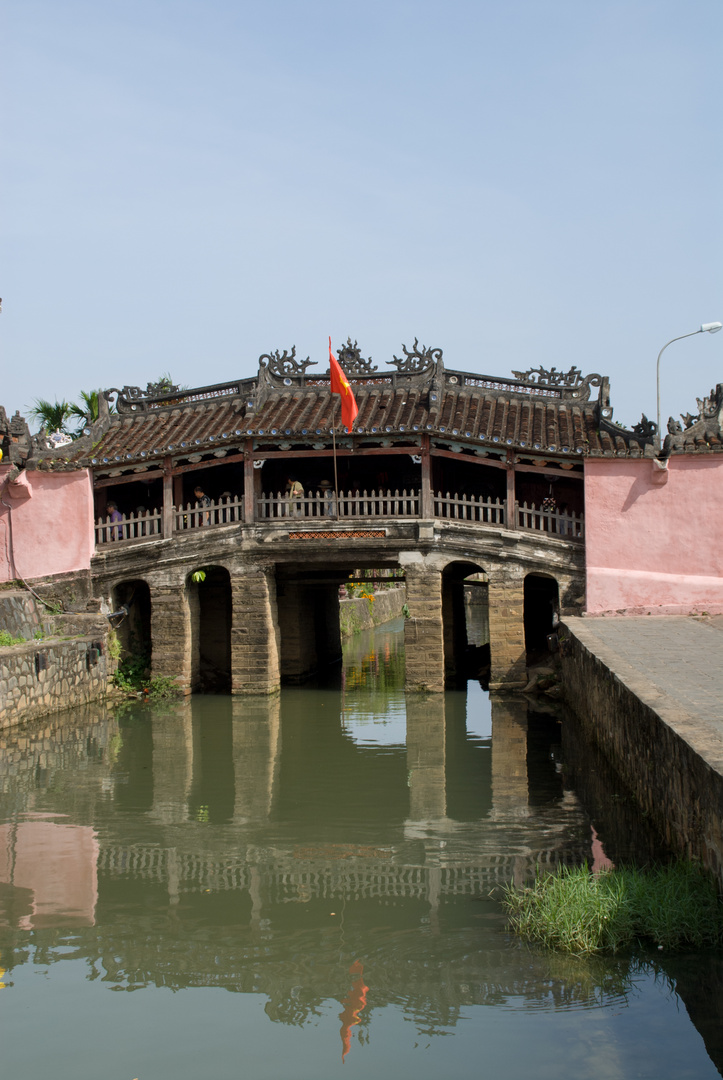 Japanische Brücke in Hoi An