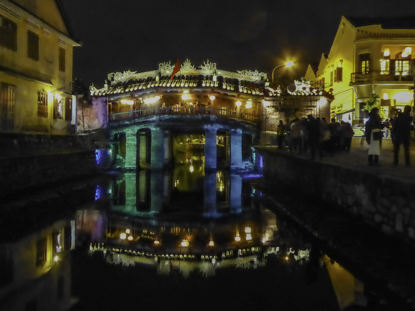 Japanische Brücke in Hôi An