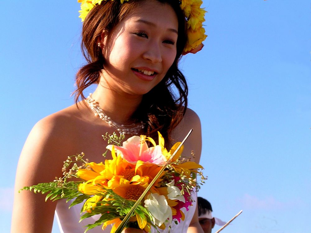 Japanische Hochzeit auf den Malediven