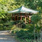 Japanische Laube im Arboretum