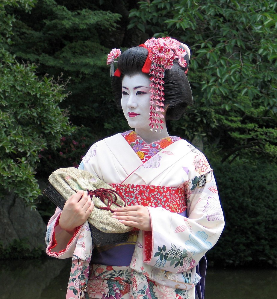 Japanische Maiko / Geisha in Kyoto, Japan