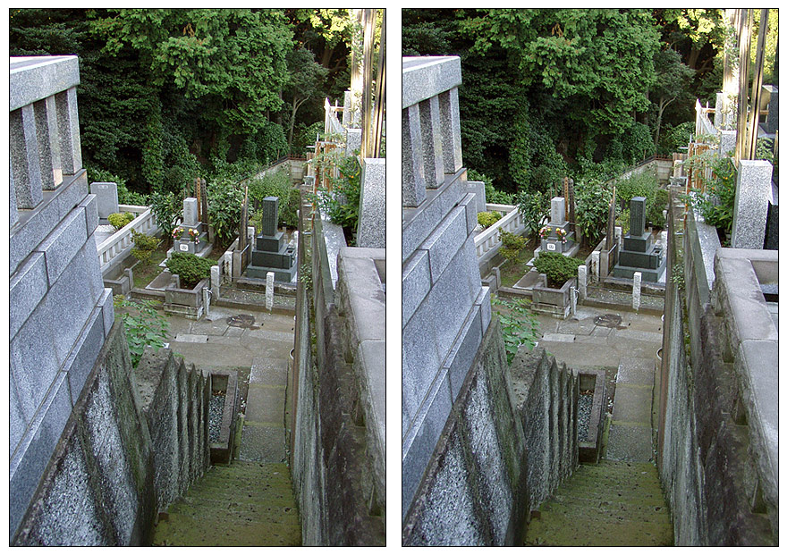 Japanischer Friedhof am Gokokuji-Tempel