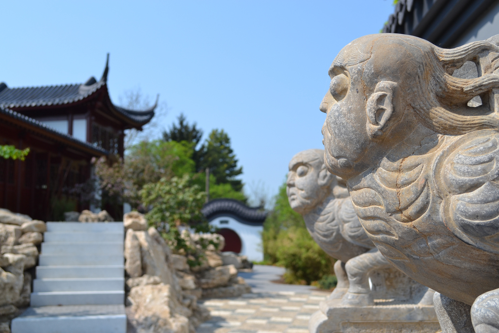 Japanischer Garten Foto Bild Stillleben Figuren Und