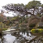 Japanischer Garten eines Privathauses am Fuße des Mt. Fuji