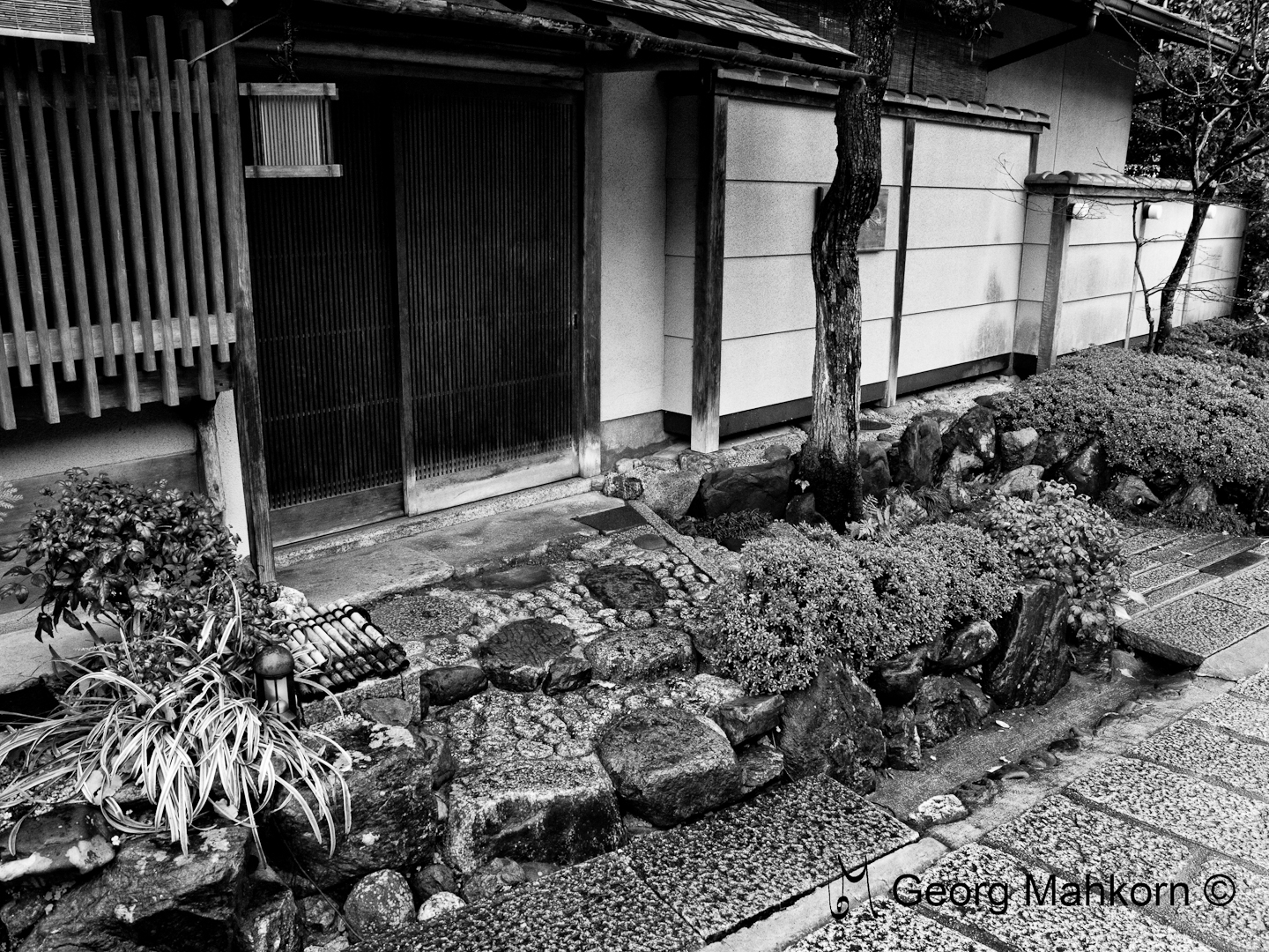 Japanischer Garten - Hauseingang