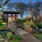 Japanischer Garten in Leverkusen, Germany. 