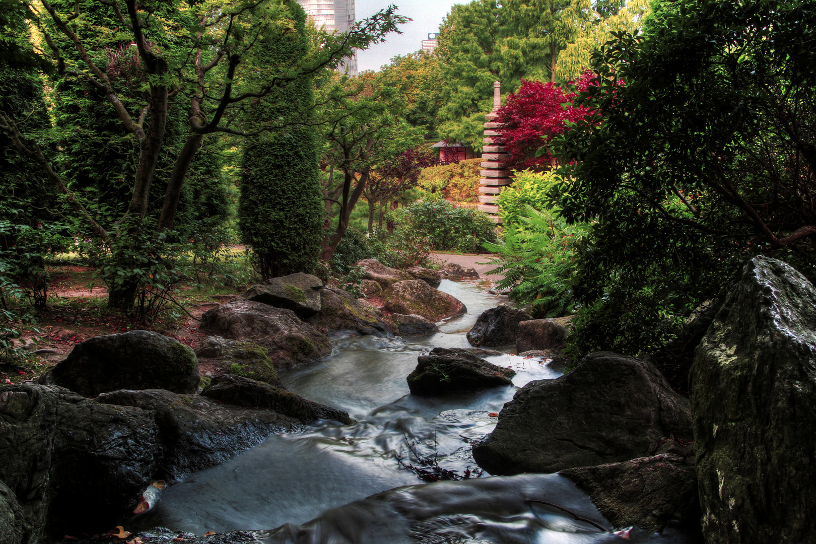 Japanischer Garten (Rheinaue, Bonn) HDR