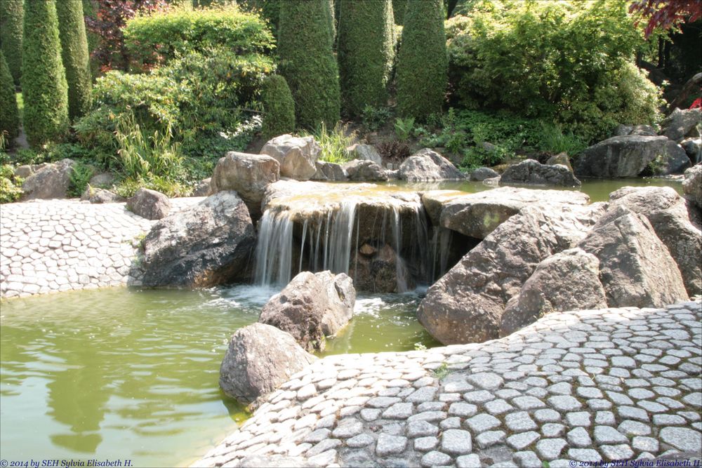 Japanischer Garten Wasserspiele Foto Bild Landschaft Garten