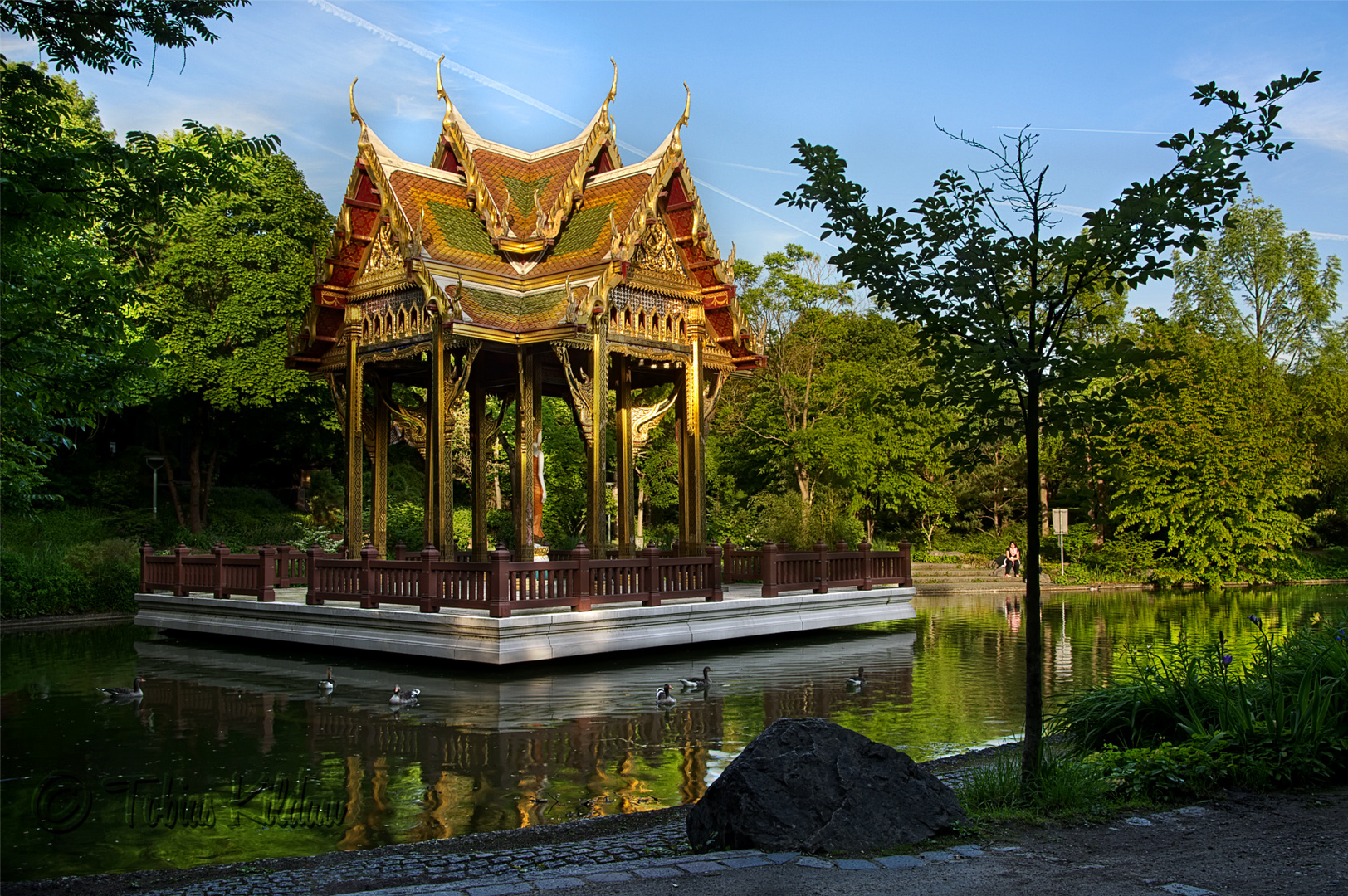 Japanischer Tempel im Westpark, München.