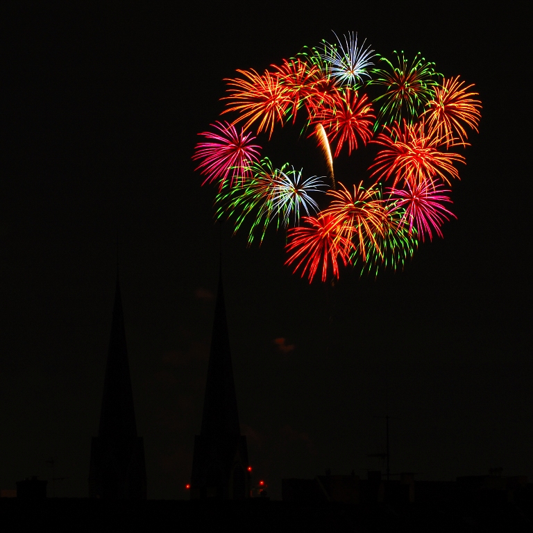 Japanisches Feuerwerk