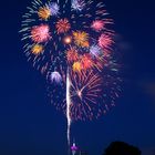 Japanisches Feuerwerk in Düsseldorf