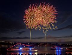 Japanisches Feuerwerk in Düsseldorf I