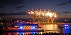 Japanisches Feuerwerk in Düsseldorf III