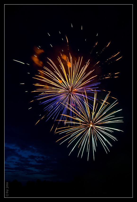 Japanisches Feuerwerk ::: Talmarkt Bad Wimpfen