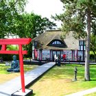 Japanisches Haus am Strand von Timmendorf