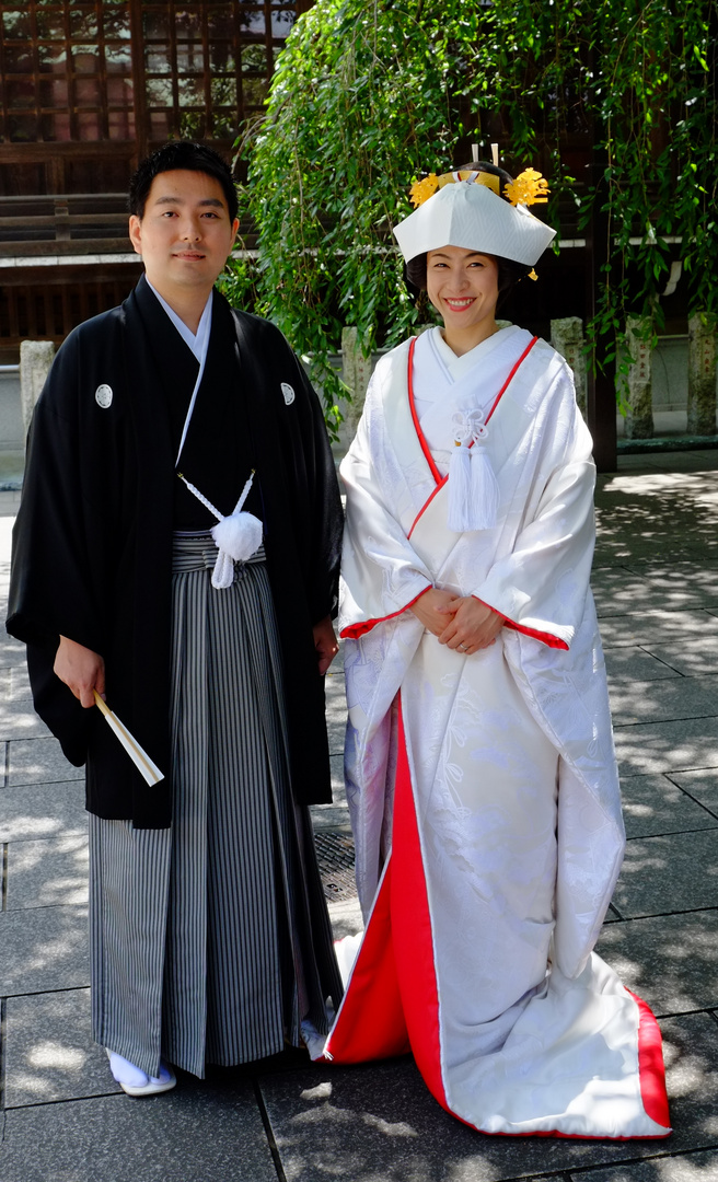 Japanisches Hochzeitspaar