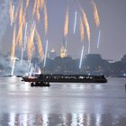 Japanisches Kirschblütenfeuerwerk