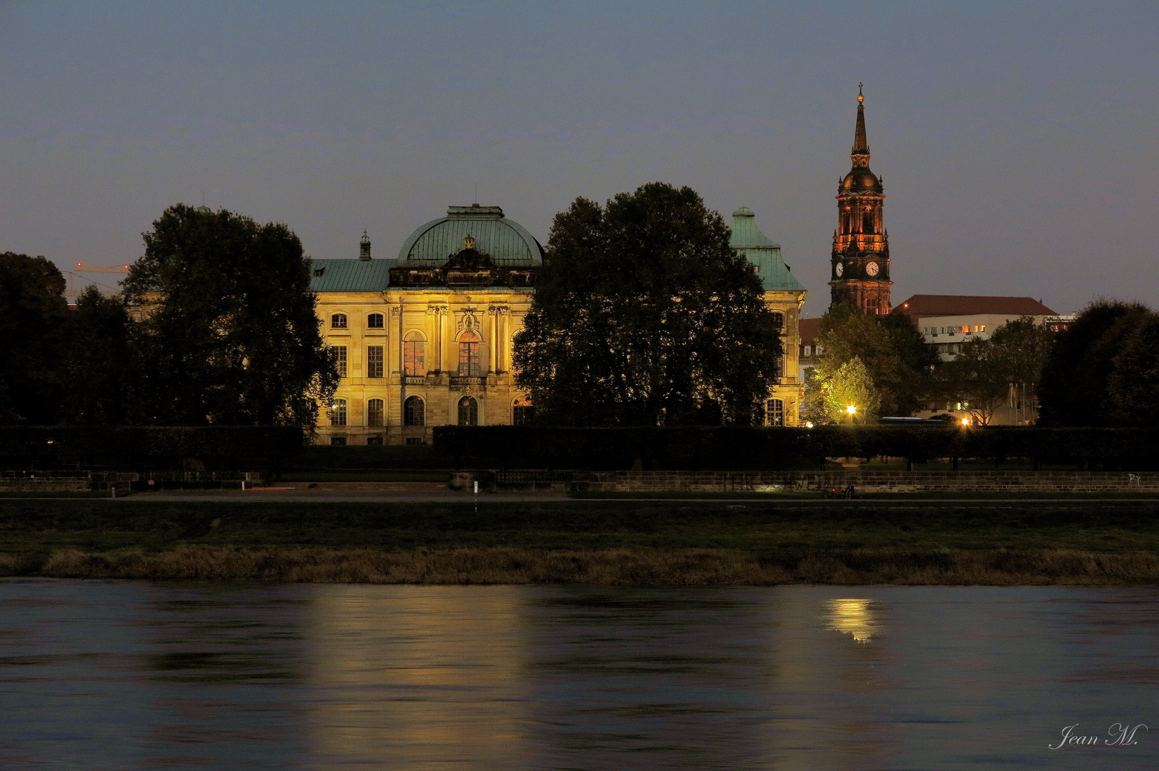 Japanisches Palais und Dreikönigskirche