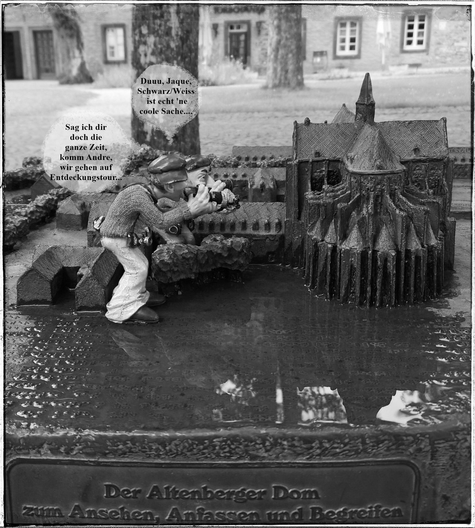 Jaque und Andre auf Entdeckungstour in Altenberg (1)