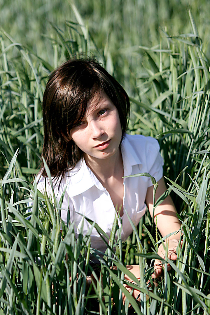 Jaqueline im Feld