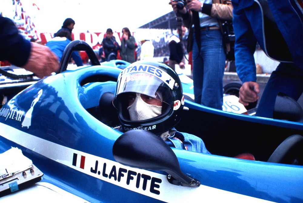 JAQUES LAFFITE ( F.) im Ligier-Matra F.1 GPv.B. in Zolder 1977