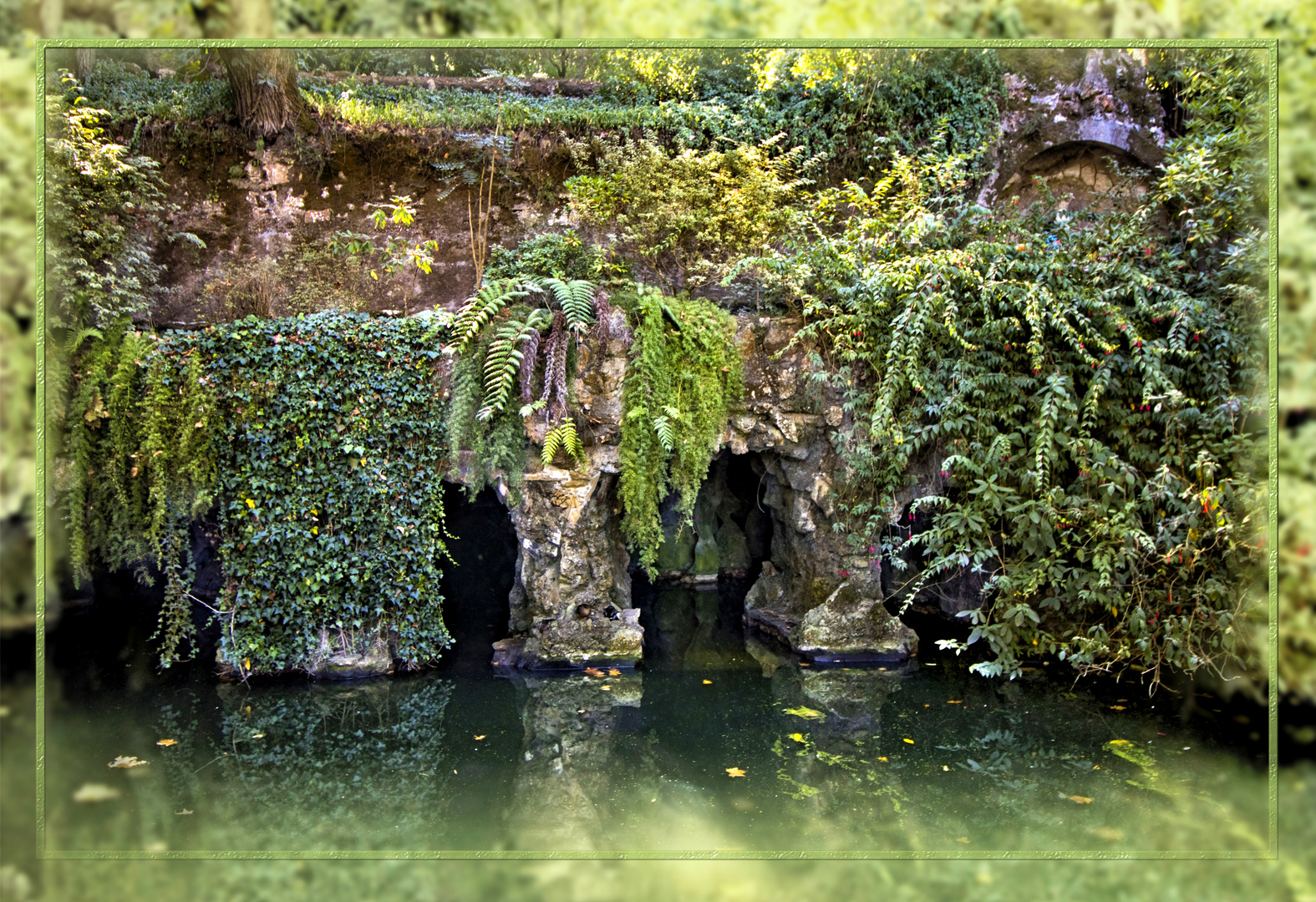 Jardín de roca y agua