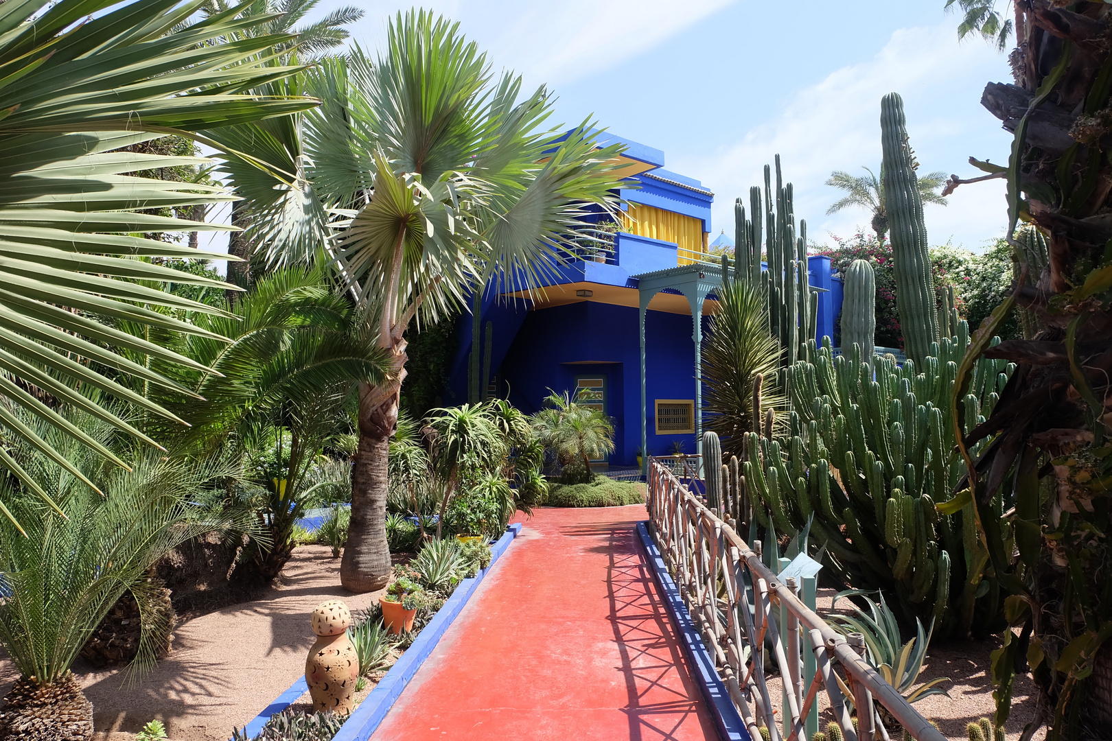 Jardin Majorelle in Marrakech, Yves Saint Laurent