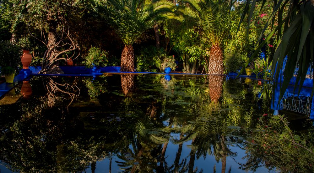 Jardin Majorelle,arabische Gartenbaukunst