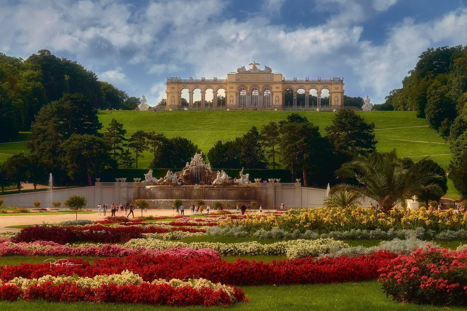 Jardines del Palacio de Schönbrunn. Viena