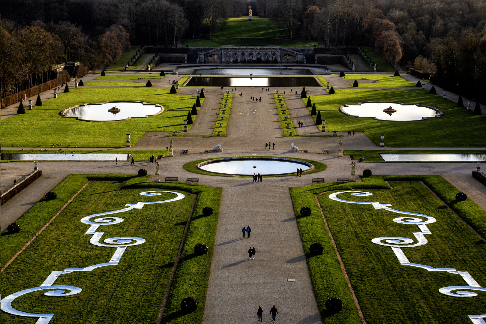 Jardins de Vaux le vicomte . 