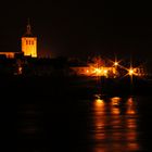 Jargeau au bord de la Loire - nuit