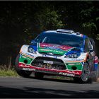 Jari-Matti Latvala auf der Panzerplatte - WRC Deutschland Rallye 2011